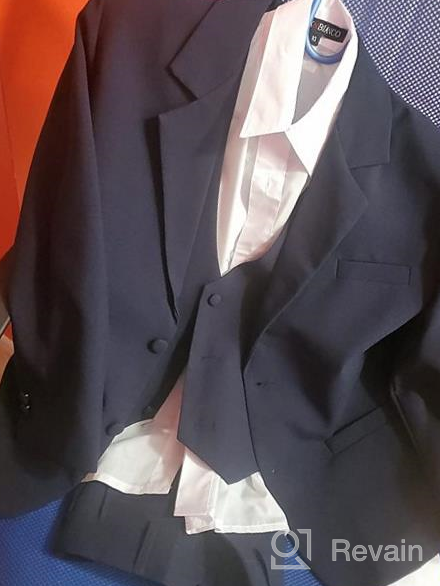 img 1 attached to 🤵 Young Youth Boys' Black Tuxedo: Ideal Clothing for Suits & Sport Coats review by Alex Tellekson