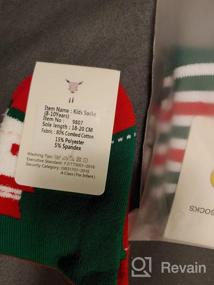 img 6 attached to Носки на Рождество для мальчиков и девочек - Теплые хлопковые детские носки на зиму (комплект из 3 пар)