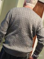 img 1 attached to Stay Stylish With Aimeilgot Men'S Cable Knit Pullover Sweater review by Danny Robertson