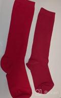 img 1 attached to Unisex Knee High School Socks - Ideal For Sports, Uniforms, And Medical Needs review by Michael Liguori