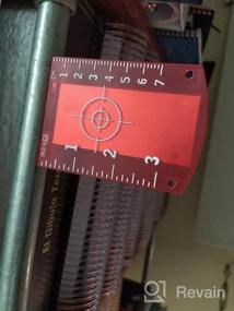img 5 attached to Красная пластина целевой карты уровня лазера с технологией Файркоре - ФЛТ20Р для улучшенной точности
