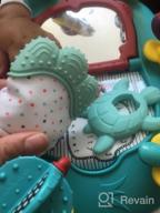 img 1 attached to Liname 2-Pack Teething Glove With Soothing Toy - Baby Chew Toy And Infant Teething Mitten With Crinkle Sound And Textured Silicone For Sore Gums Relief review by Damian Toupal