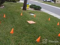 img 1 attached to Set Of 10-24 Plastic Traffic Cones For Soccer, Basketball & Football Training - 4 Colors review by Gabe Evans