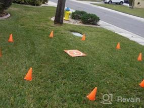 img 6 attached to Set Of 10-24 Plastic Traffic Cones For Soccer, Basketball & Football Training - 4 Colors