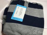 img 1 attached to 👕 Stylish Boys Hooded Sweater Pullover with Button-Up, Striped Color Block - Perfect Spring Knit Outfits by Benito & Benita review by Matt Crawford