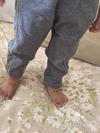 img 1 attached to Black5080 Gray5073 Toddler Athletic Dinosaur Sweatpants Boys' Clothing in Pants review by Greg Peitz