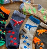 img 1 attached to Dino-mite Style: Jefferies Socks Boys' Cotton Clothing with Dinosaur Patterns review by John Shorter