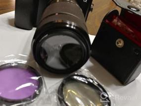 img 3 attached to Комплект фильтров для объектива 58 мм с многослойным покрытием, фильтрами UV, CPL и FLD, тканью Miracle Fibre и сумкой для переноски — совместим с объективами Nikon и Canon с размером фильтра 58 мм