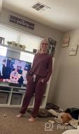 img 1 attached to Cysincos Women'S Sweatpants Loungewear Jogger Pajama Set - 2 Piece Outfit With Long Sleeve Pullover And Drawstring Pants review by Paul Powell