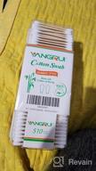 img 1 attached to Eco-Friendly YANGRUI Cotton Swab - Natural Double Round Ear Swabs With Bamboo Sticks, 510 Count BPA Free & Pure – Pack Of 1 review by James Vilchez