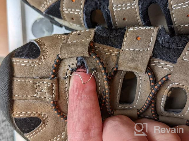 img 1 attached to Gola Shingle Outdoor Trekking Sandals: Durable Men's Shoes for Adventures review by Kyle Deel