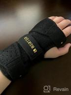 img 1 attached to Get Relief From Carpal Tunnel With BERTER'S Adjustable Wrist Brace For Men And Women - Night Support Hand Brace With 3 Stays For Tendonitis, Arthritis, And Sprains (Left Hand) review by Paul Martindale