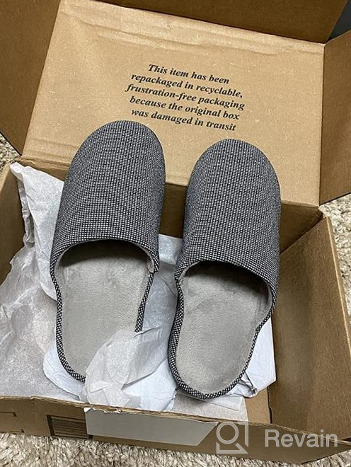 img 1 attached to 👟 Upgraded Grey Orthotic Slippers with Arch Support for Men and Women, Orthopedic House Slipper for Plantar Fasciitis and Flat Feet - V.Step review by Kristopher Rodriguez
