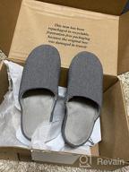 картинка 1 прикреплена к отзыву 👟 Upgraded Grey Orthotic Slippers with Arch Support for Men and Women, Orthopedic House Slipper for Plantar Fasciitis and Flat Feet - V.Step от Kristopher Rodriguez