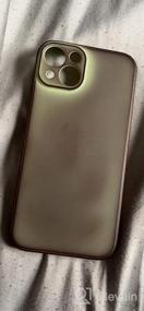 img 5 attached to Упаковка из 5 гелевых чехлов Wisdompro Slim TPU для iPhone 13 Mini — 5,4 дюйма (желтый, красный, зеленый, голубой, розовый) — стильный и защитный чехол для вашего смартфона