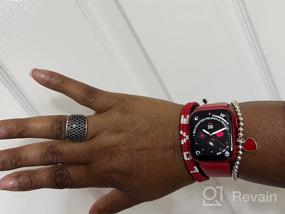 img 6 attached to 🌈 Ubuntu Life Love Bracelet: Stylish Adjustable Leather Beaded Glass Bracelet for Men & Women