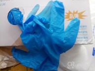 img 1 attached to Gloves Wally Plastic nitrile, 50 pairs, size S, color blue review by Agata liwa ᠌