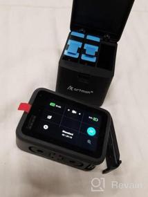 img 6 attached to Artman Enduro Battery 3-Pack для Gopro Hero 11 Black, Hero 10 Black, Hero 9 Black с 3-канальным USB-зарядным устройством с интеллектуальным цветным OLED-дисплеем (полностью совместим с зарядным устройством Gopro Hero 11/10/9)