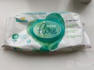img 2 attached to Pampers Aqua Pure Wipes: Four-Pack for Gentle and Effective Baby Care review by Gim Ji ᠌