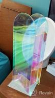 img 1 attached to Iridescent Acrylic Flower Vase With Rainbow Colors, Ideal For Home And Wedding Decor, Contemporary Design For Living Room, Bedroom And Shelf, Perfect Gift - Long Wavy review by Jeffrey Bush