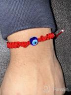 img 1 attached to 💫 Tarsus Adjustable Bracelet - Big Evil Eye Kabbalah Red String Amulet Nazar for Family, Couples, Best Friends - Women, Men, Girls review by Jean Donjuan