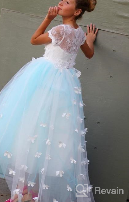 img 1 attached to Sittingley Fancy Girls Pageant Dresses Girls' Clothing review by Kristin Wilson