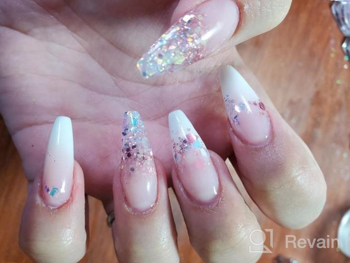 img 1 attached to Get Noticed With Miss Babe Snowflake Nail Sequins Kit - 7 Boxes Of Glittery Mermaid Laser Sparkle - Perfect For Trendy Girl Gifts And DIY Nail Art Decoration! review by Trendsetters Hare