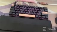 img 1 attached to Glorious Gaming Wooden Wrist Rest - Ergonomic Palm Support For Mechanical Keyboards - Full-Size - Brown review by Tamara Rodriguez