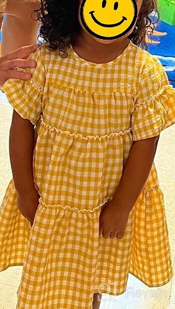 img 1 attached to UP YO EB Sleeved 🌼 Girls Yellow7T: Stylish Dresses for Girls' Clothing review by Stephanie Roberts