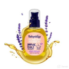 img 3 attached to 👶 Babyology Calming Baby Oil - Lavender Essential Oils for Newborns - Nourishing and Moisturizing Massage Oil for Bonding