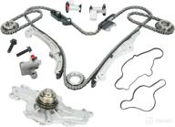 high-quality blackhorse-racing timing chain kit + water pump for 2007-2010 ford mercury 3.5l lincoln mazda 3.7l dohc - get accurate timing & superior performance! logo