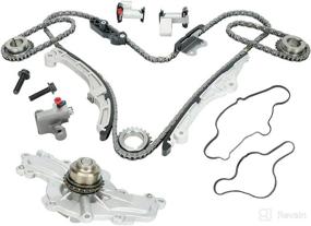 img 4 attached to High-Quality BLACKHORSE-RACING Timing Chain Kit + Water Pump for 2007-2010 Ford Mercury 3.5L Lincoln Mazda 3.7L DOHC - Get Accurate Timing & Superior Performance!