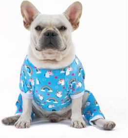 img 1 attached to CuteBone Dog Pajamas: Adorable 🐱 Cat-Inspired Pet Pjs for Small Girl Dogs