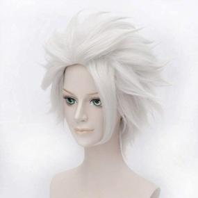 img 3 attached to Matte Grey Shortcut Wig For Women: Perfect Halloween Costume Party And Anime Cosplays With TSNOMORE'S Ursula Wig
