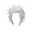 matte grey shortcut wig for women: perfect halloween costume party and anime cosplays with tsnomore's ursula wig logo
