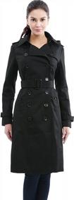 img 2 attached to Stay Dry And Stylish With BGSD Women'S Chloe Waterproof Trench Coat - A Timeless Classic
