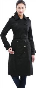 img 1 attached to Stay Dry And Stylish With BGSD Women'S Chloe Waterproof Trench Coat - A Timeless Classic