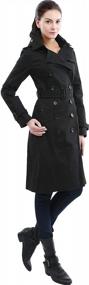 img 3 attached to Stay Dry And Stylish With BGSD Women'S Chloe Waterproof Trench Coat - A Timeless Classic