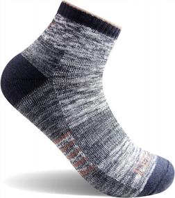 img 1 attached to FEIDEER Men'S & Women'S Hiking Socks - Moisture Wicking Cotton Cushion With Arch Support