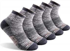 img 4 attached to FEIDEER Men'S & Women'S Hiking Socks - Moisture Wicking Cotton Cushion With Arch Support