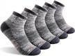 feideer men's & women's hiking socks - moisture wicking cotton cushion with arch support logo