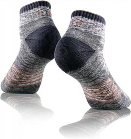 img 3 attached to FEIDEER Men'S & Women'S Hiking Socks - Moisture Wicking Cotton Cushion With Arch Support