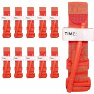 asa techmed combat tourniquet: advanced first aid gear for life-saving hemorrhage control - pack of 11, cold resistant & in high visibility orange logo