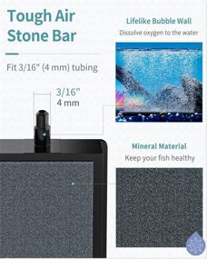 img 1 attached to 🐠 Pawfly 8/12 Inch Air Stone Grey Bubble Stone Bar Bubbler Airstones: Ideal for Air Pump, Aquarium, and Fish Tank Enthusiasts