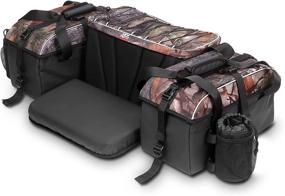 img 4 attached to 🛺 Ultimate ATV Storage Bag: kemimoto Camo ATV Padded Bag w/ Soft Coolers, Waterproof Rear Seat Bag w/ Cushion, and Multiple Compatibility for Polaris Sportsman, Rancher, Rubicon, Foreman, and Grizzly