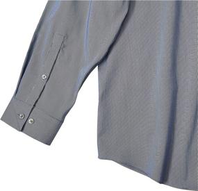 img 3 attached to Calvin Klein Men's Stretch Dress Sleeve Shirts - Optimal Clothing for Sophisticated Style