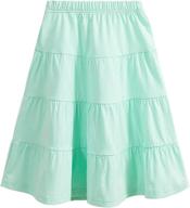 carpe diem stf cotton length ruched girls' clothing - skirts & skorts logo