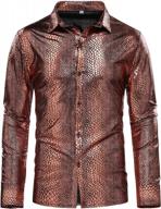 🐍 sleeve leopard python casual button-up men's apparel logo