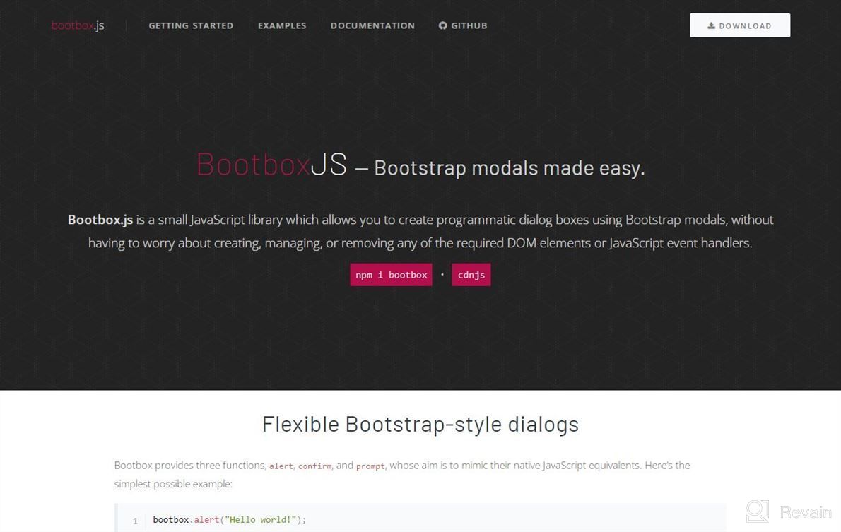 img 1 attached to Bootbox.Js review by Joe Duncan