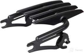 img 2 attached to Black Detachable Stealth Luggage Rack Mounting Trunk Rack for Touring Road King Road Glide Street Glide Electra Glide FLHR FLHT FLHX FLTR 2009-2022 by AUFER